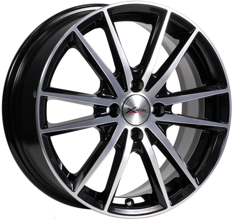 

Литые диски X'trike X-129 16x6.5" 4x114.3мм DIA 67.1мм ET 43мм BK/FP