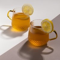 Набор кружек Makkua Ribbed Glassware RC300