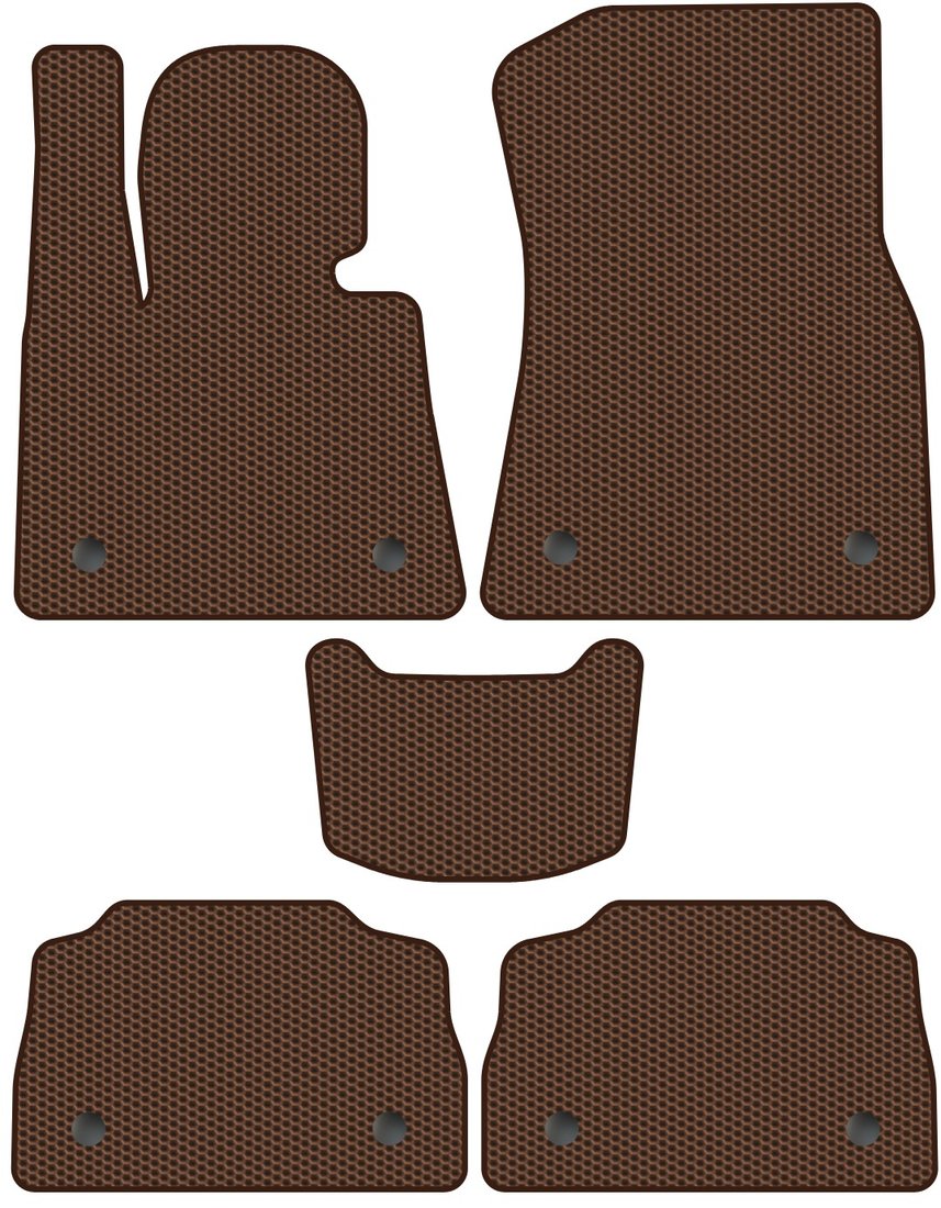 

Комплект ковриков для авто Alicosta BMW X6 III (suv / G06) 2019 - Н.В. (коричневый, сота)