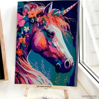 Картина по номерам Red Panda Волшебный единорог p55000