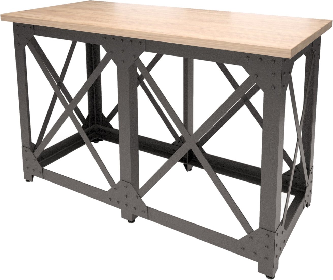 

Барный стол Millwood Лофт Нельсон Л 180x80x112 (дуб табачный Craft-металл черный)