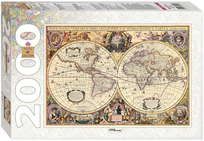 

Пазл Step Puzzle Art Collection Историческая карта мира new 84046 (2000 эл)