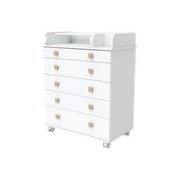 Детский комод Incanto Мишка с органайзером 800/5 PK-0060/00 (белый)