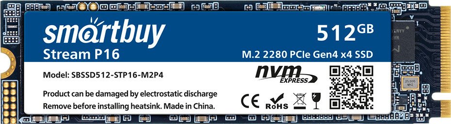 SSD SmartBuy Stream P16 512GB SBSSD512-STP16-M2P4