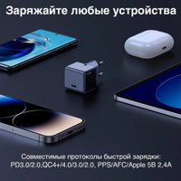 Сетевое зарядное Ugreen X503 35041 (серый)