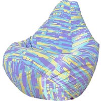 Кресло-мешок Flagman Груша Макси Г2.1-103 (серый темный/сиреневый)