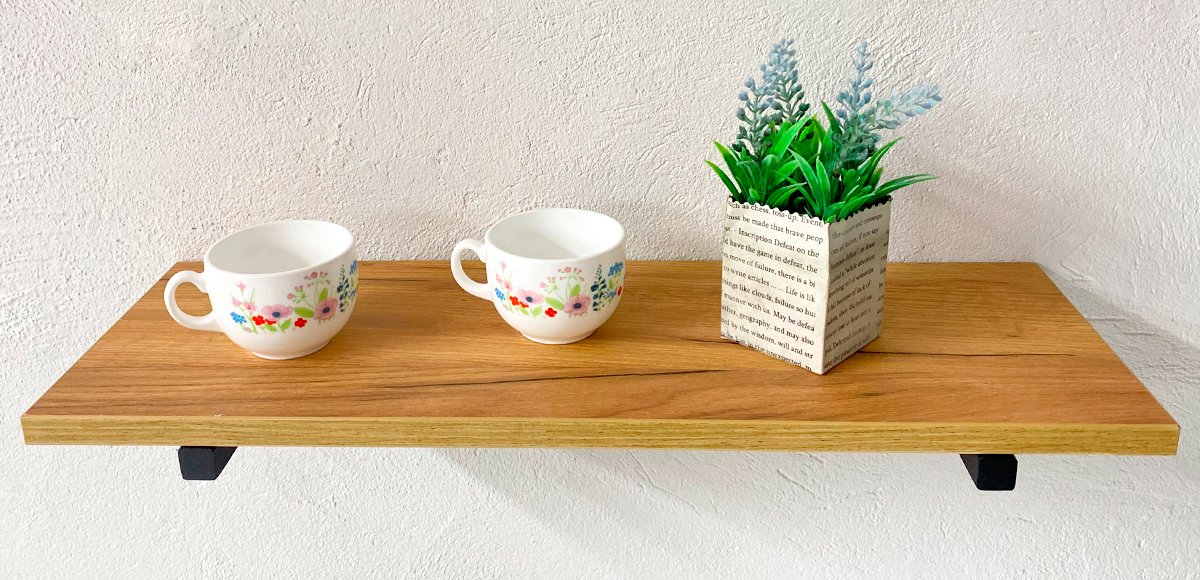 

Полка Millwood Настенная с кронштейном 40x20 (дуб золотой craft/черный)