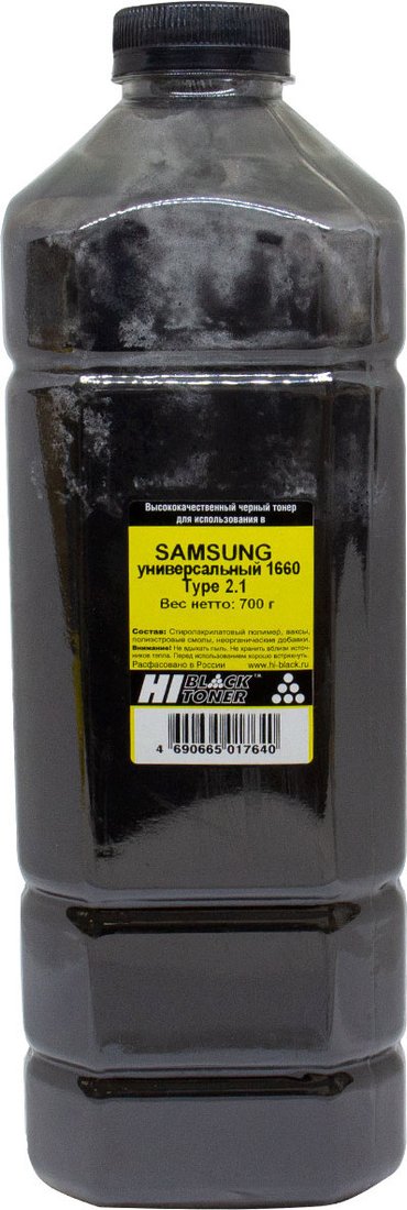 

Тонер Hi-Black Универсальный для Samsung ML-1660 Тип 2.1 700 г
