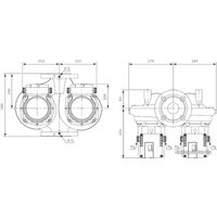 Циркуляционный насос Wilo TOP-SD 50/7 (1~230 V, PN 6/10)