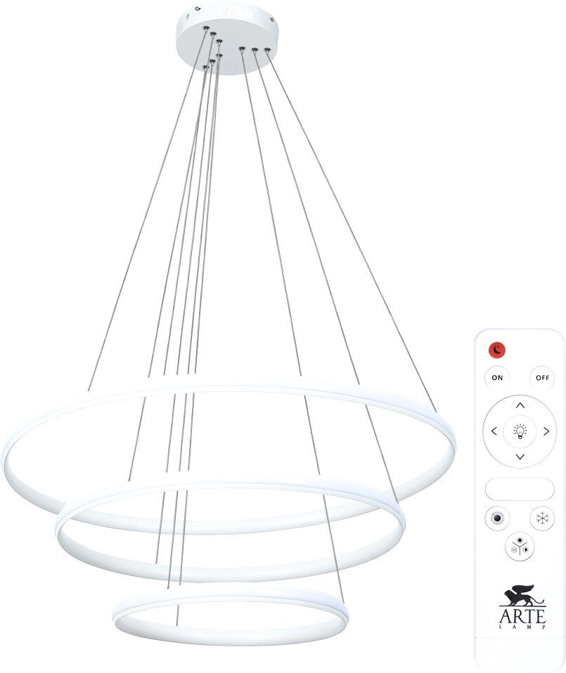 

Подвесная люстра Arte Lamp Meridiana A2198SP-3WH