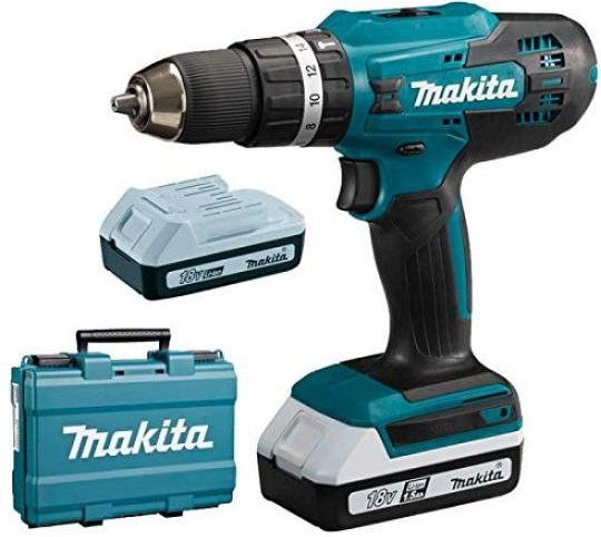 

Ударная дрель-шуруповерт Makita HP488DWAE (с 2-мя АКБ, кейс)