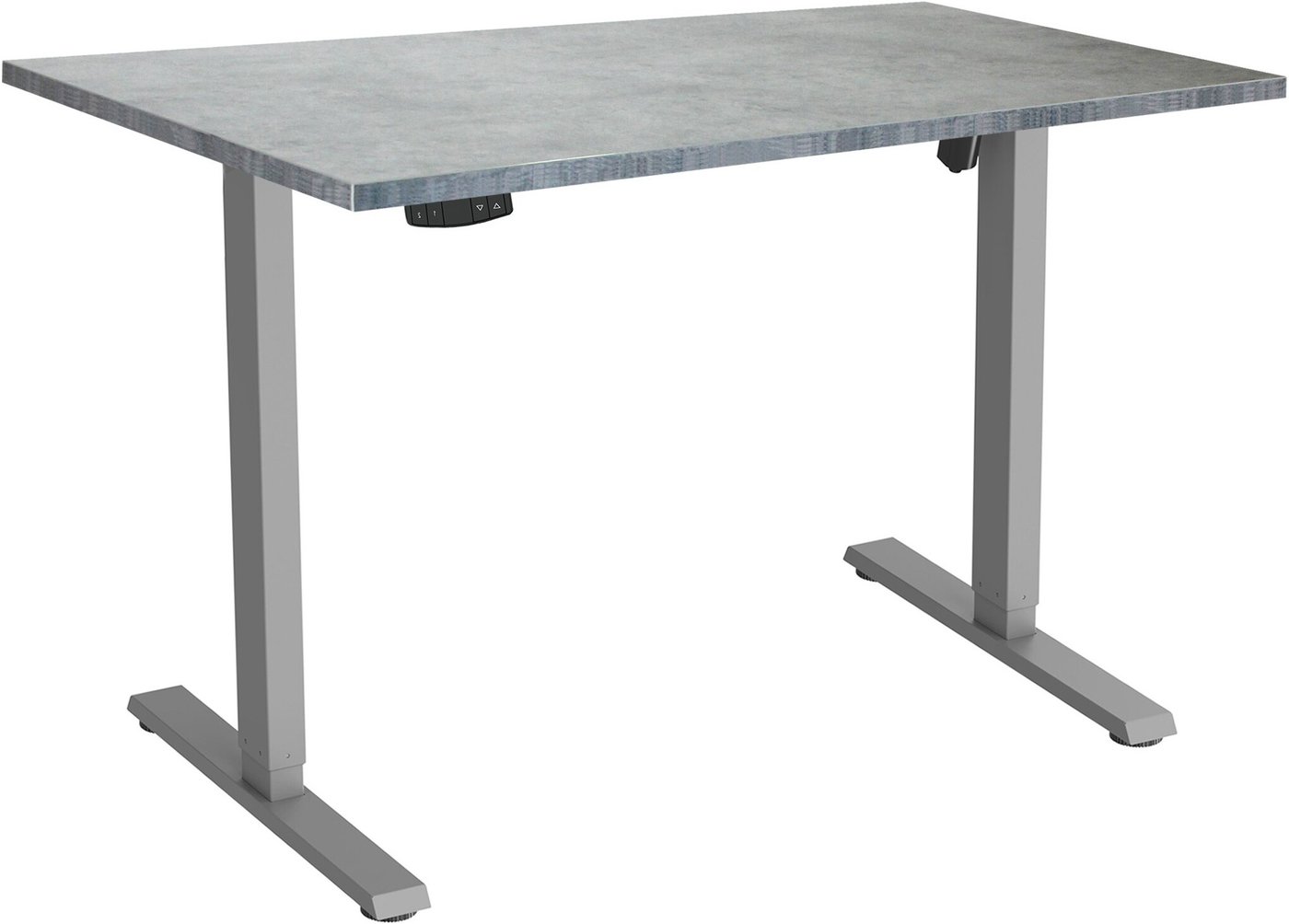 Стол с регулировкой высоты ErgoSmart Electric Desk Slim 1380х800х25 мм (бетон чикаго/серый)