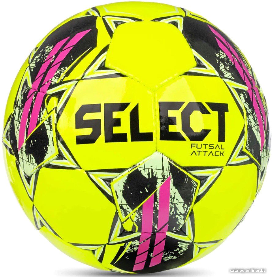 Футзальный мяч Select Futsal Attack Yellow V22 (4 размер)