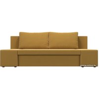 Диван Лига диванов Сан Марко 114017 (микровельвет, желтый)