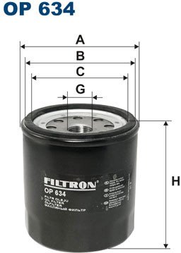 

Масляный фильтр Filtron OP 634