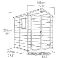  Keter Manor 6x5 DD (1.52x1.85 м)