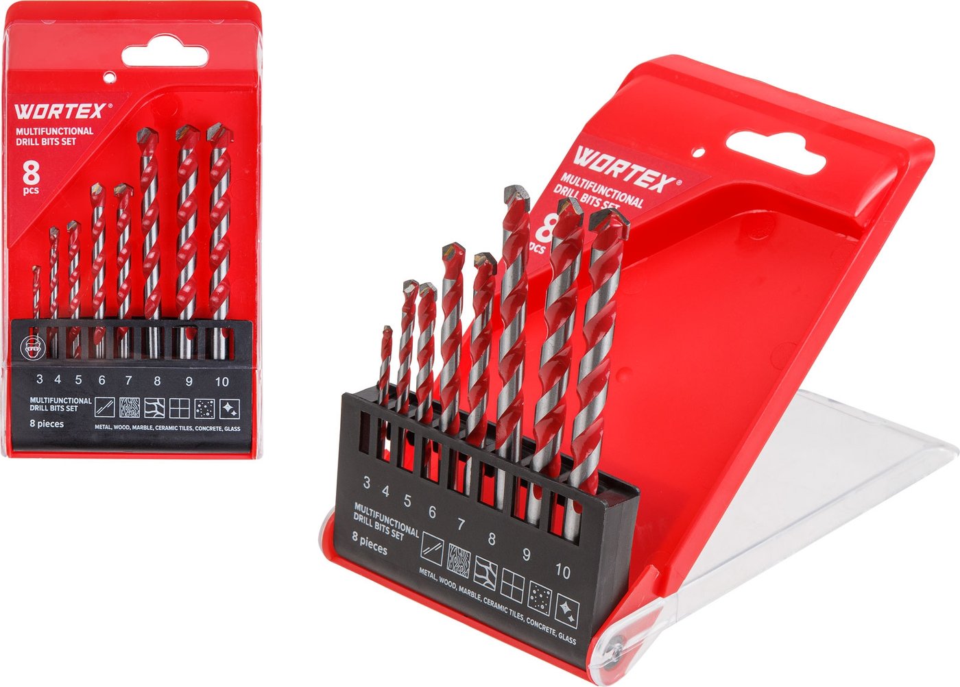 

Набор сверл Wortex 1335679 (8 предметов)