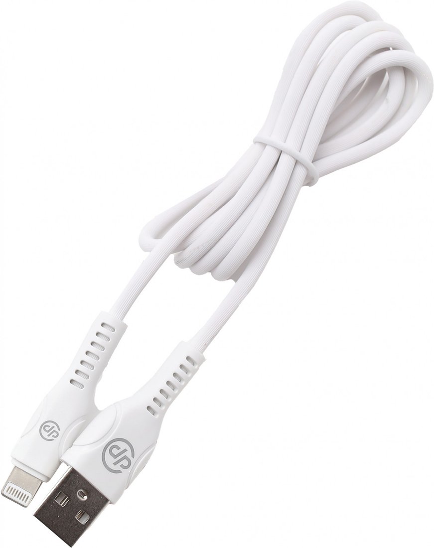 

Кабель Digital Part LC-303 USB Type-A - Lightning (1 м, белый)
