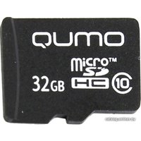 Карта памяти QUMO microSDHC QM32GMICSDHC10NA 32GB