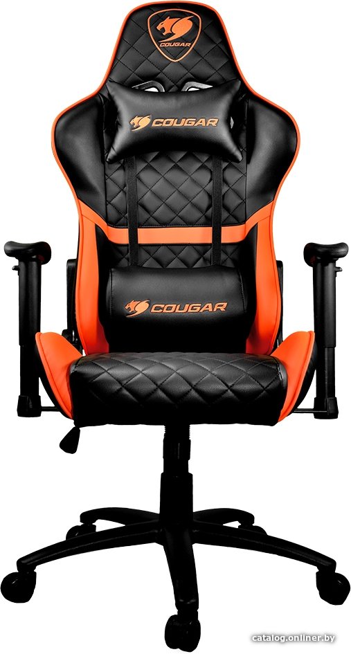 Игровое (геймерское) кресло Cougar Armor One (черный/оранжевый)