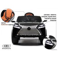 Электромобиль RiverToys Lexus E111KX (черный глянец)