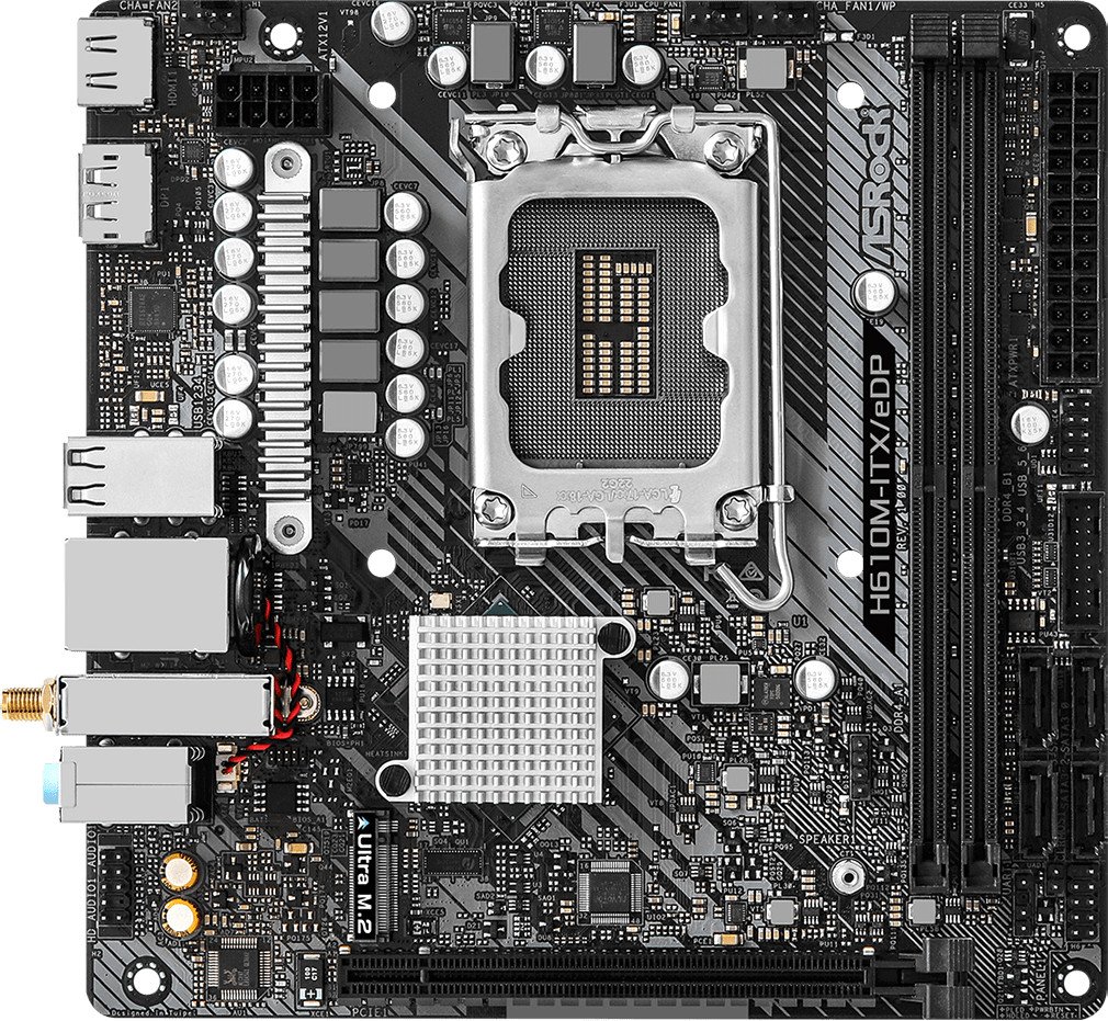 

Материнская плата ASRock H610M-ITX/EDP