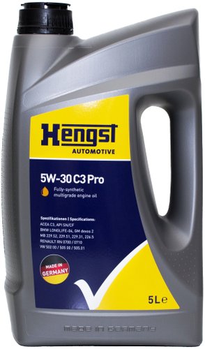 Моторное масло Hengst 5W-30 C3 Pro 5л