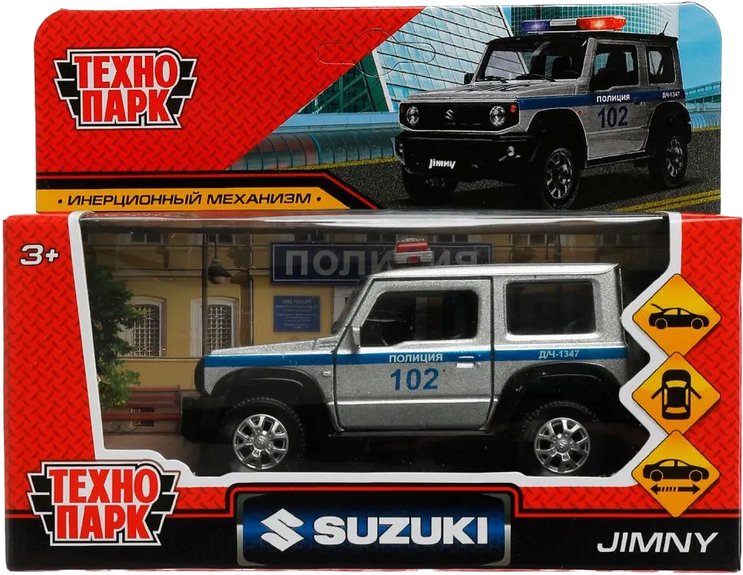 

Внедорожник Технопарк Suzuki Jimny Полиция JIMNY-12POL-SR