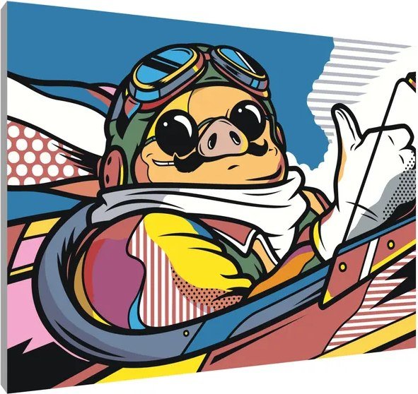 

Картина по номерам PaintLine Порко Россо NOSI-A3A1