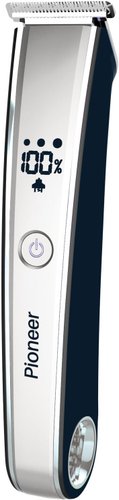 Машинка для стрижки волос Pioneer HC09R (серебристый/синий)