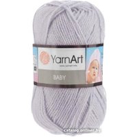 Пряжа для вязания Yarnart Baby 100% акрил 855 50 г (150 м, светло-серый)