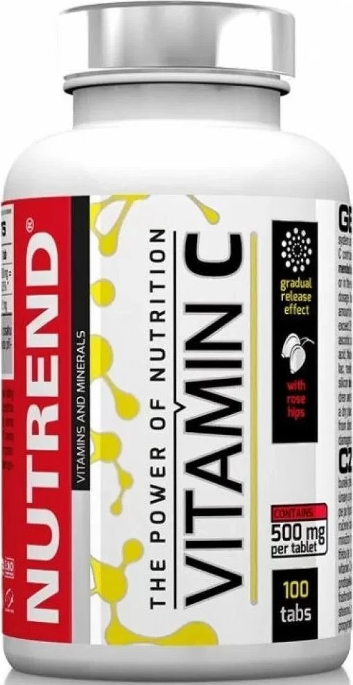 

Витамины, минералы Nutrend Vitamin C 500 (100 таблеток)