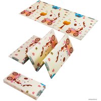 Игровой коврик Evolution Print B (синяя птица/мишка)