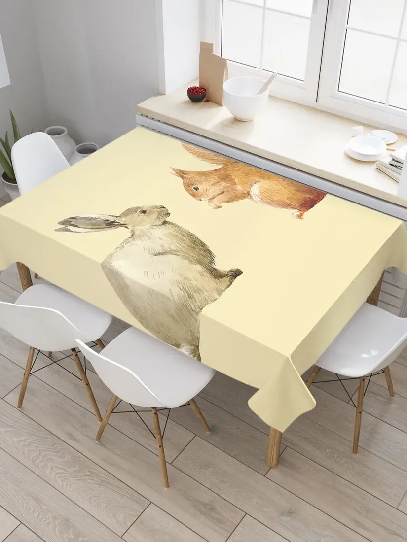 

Скатерть JoyArty Кролик и белочка tc_104632 (120x145)