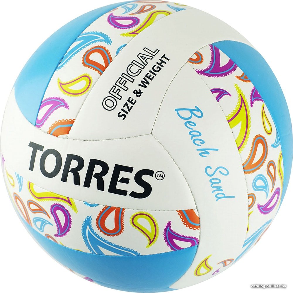 Мяч для пляжного волейбола Torres Beach Sand Blue V32095B (5 размер)
