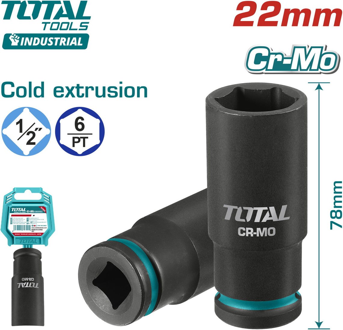 

Головка слесарная Total THDIS12222L