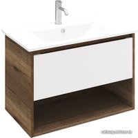  Laparet Тумба под Polaris 80 (дуб Рока/белый матовый)