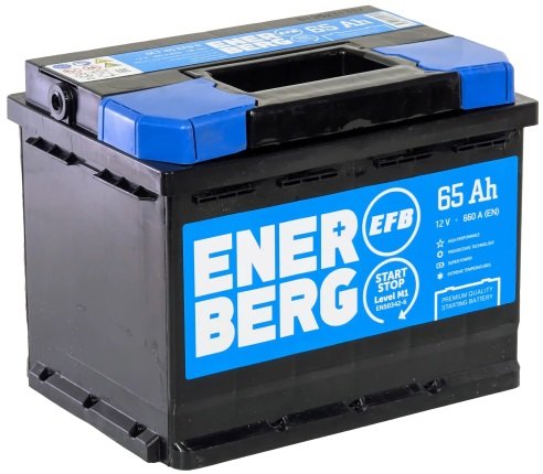

Автомобильный аккумулятор Enerberg EFB R+ (65 А·ч)