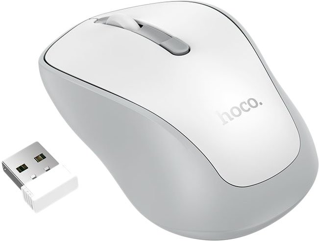 

Мышь Hoco GM41 (белый/серый)