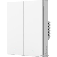 Выключатель Aqara Smart Wall Switch H1 двухклавишный без нейтрали (белый)