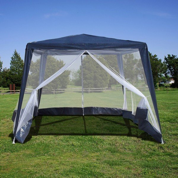Тент-шатер Afina Garden AFM-1035NB 3x3/2.4x2.4 м (синий)