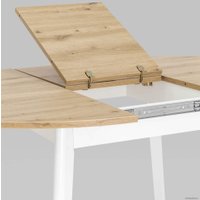 Кухонный стол Stool Group Rondo 100-135x100 80.557.01 8029 (дуб/белый)