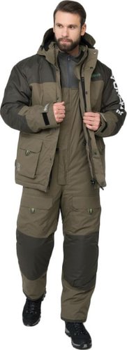 Одежда для охоты, рыбалки Huntsman Yukon Ice-45°C (р.48-50/182-188, хаки)