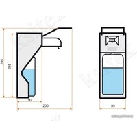 Дозатор для антисептика Ksitex DM-1000