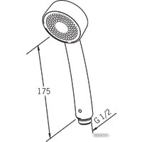 Душевая лейка Oras Apollo [252020]