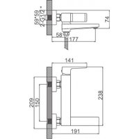 Смеситель Ledeme L3173