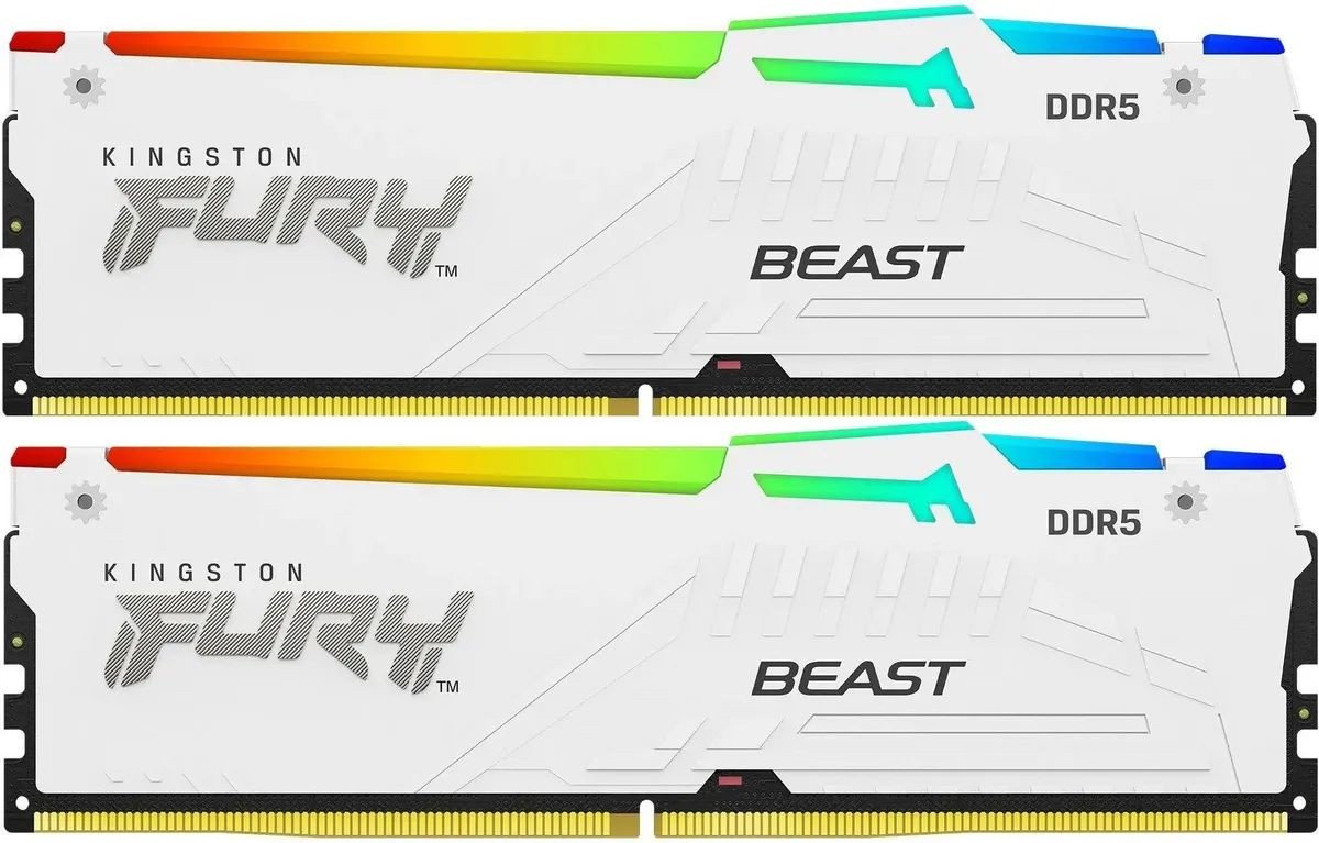 

Оперативная память Kingston FURY Beast RGB 2x32ГБ DDR5 5200 МГц KF552C40BWAK2-64