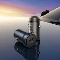 Автомобильное зарядное Borofone BZ32 Lightning (золотистый)