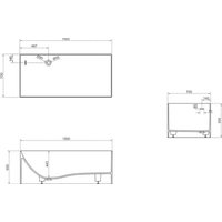 Ванна Abber Stein AS9640-1.5 (белый матовый)