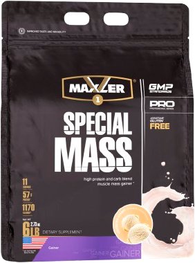 Гейнер Maxler Special Mass (ванильное мороженое, 2720г)